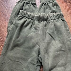 Brandy Melville Olive Green Joggers
